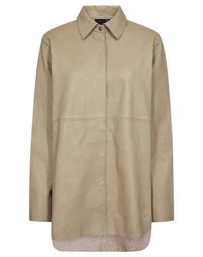 Depeche - Nora Skindskjorte - Cream